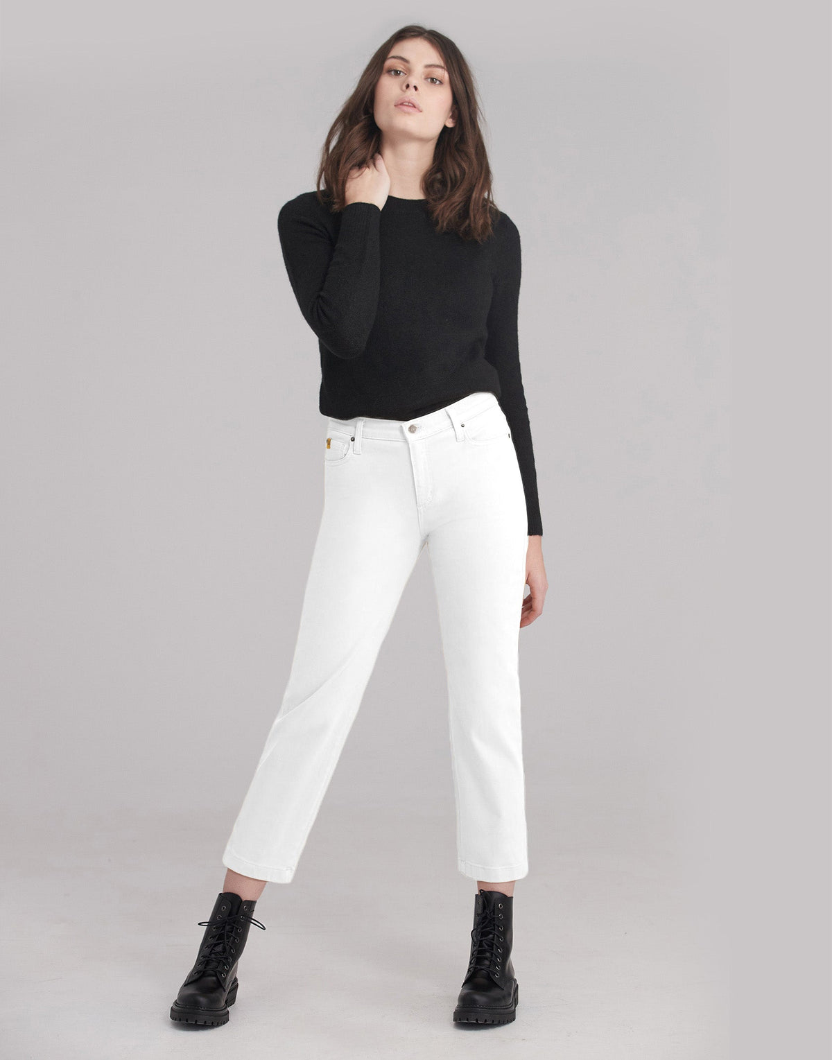 CHLOE STRAIGHT JEANS / WHITE