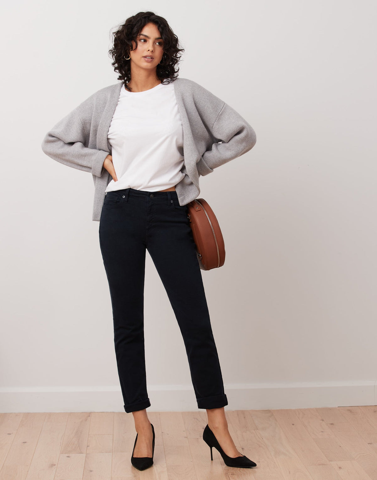MALIA BARREL JEANS / BLUE GRAPHITE 34