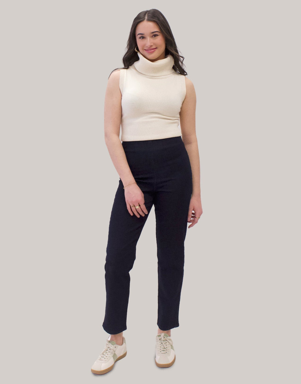 EMILY SLIM PULL ON JEANS / RINSE INDIGO