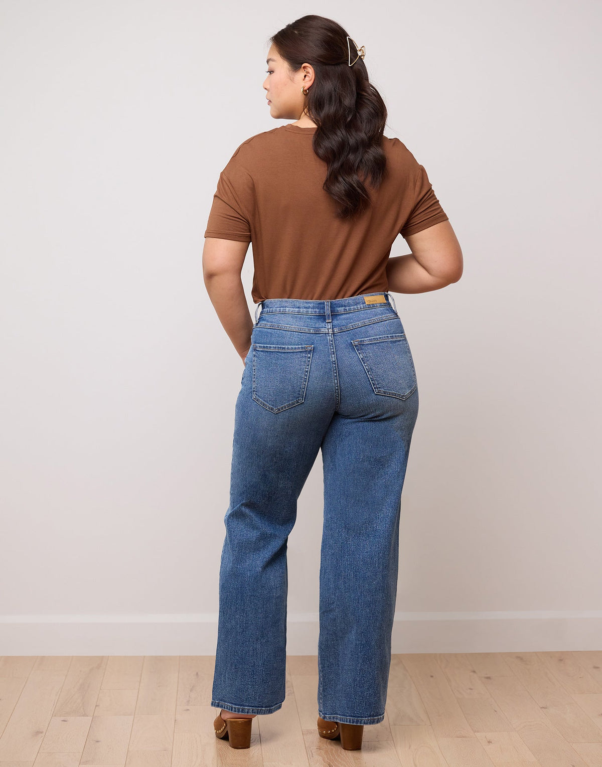 LILY WIDE LEG JEANS / FADED BLUE