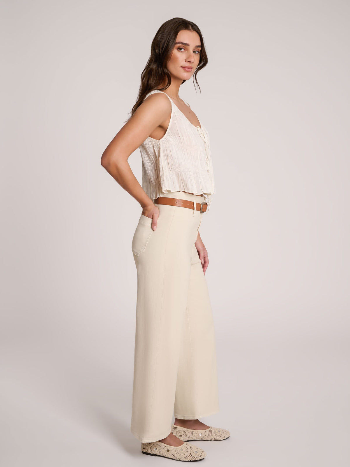 LILY WIDE LEG JEANS / CALLA