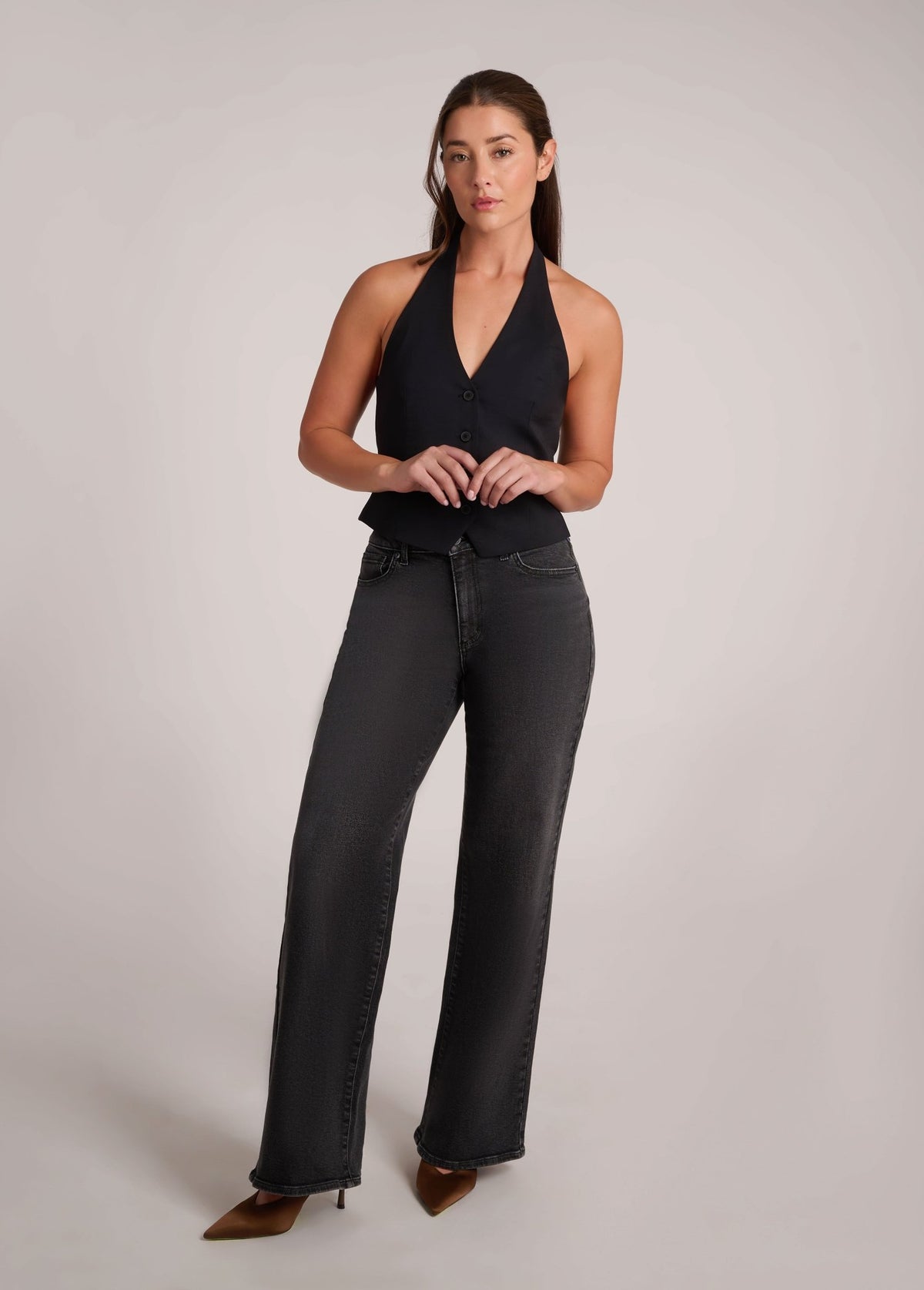 LILY WIDE LEG JEANS / HYDRA