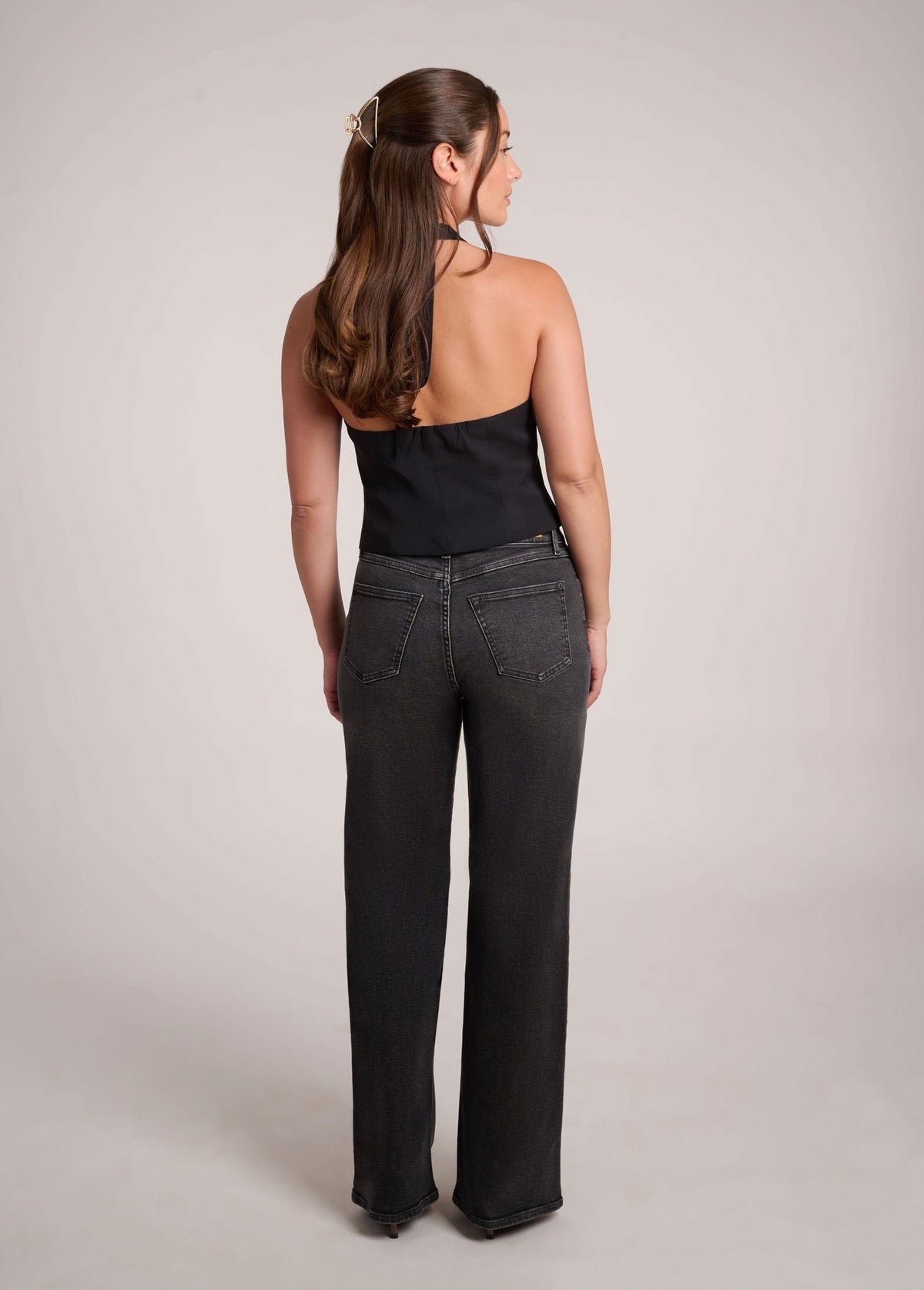 LILY WIDE LEG JEANS / HYDRA