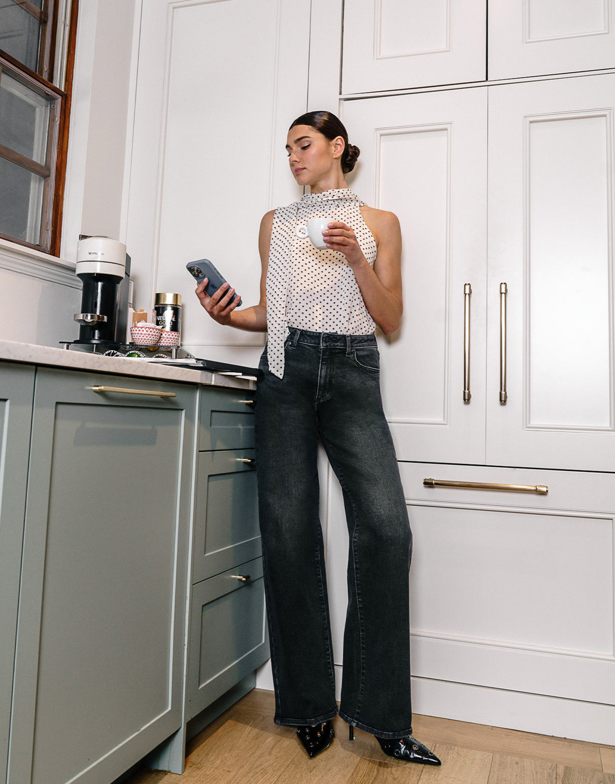 LILY WIDE LEG JEANS / HYDRA 34