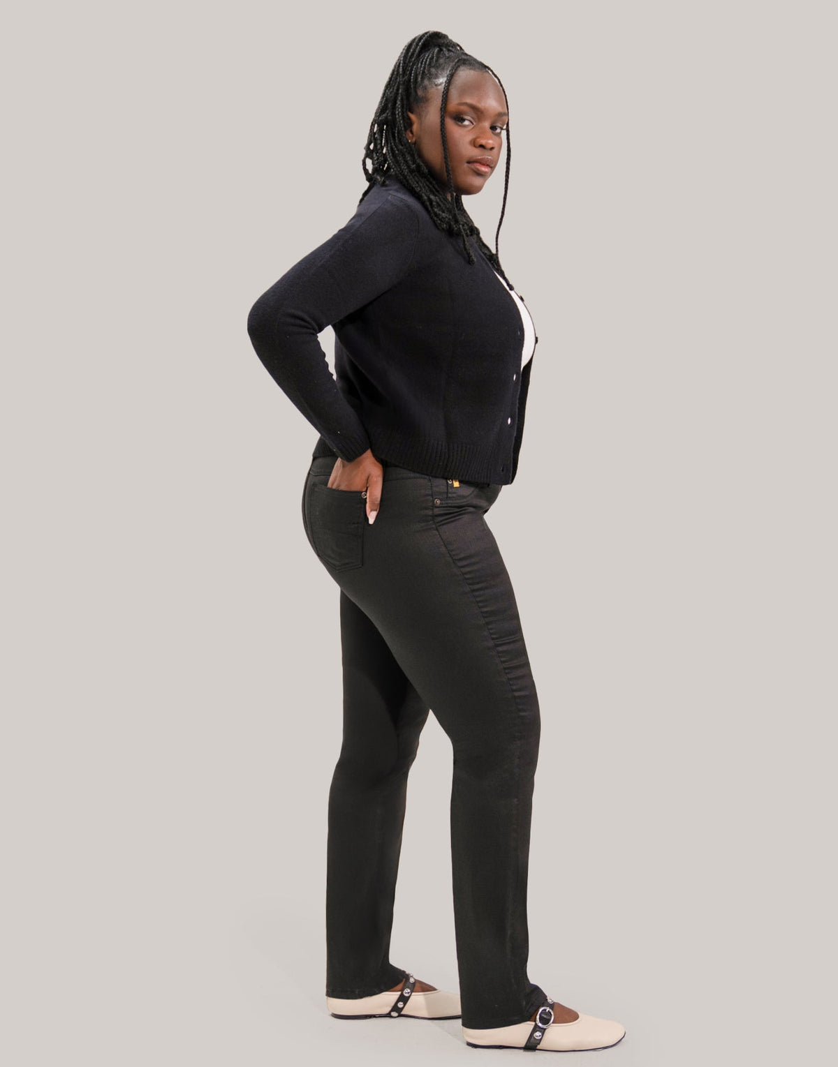 EMILY SLIM JEANS / BLACK