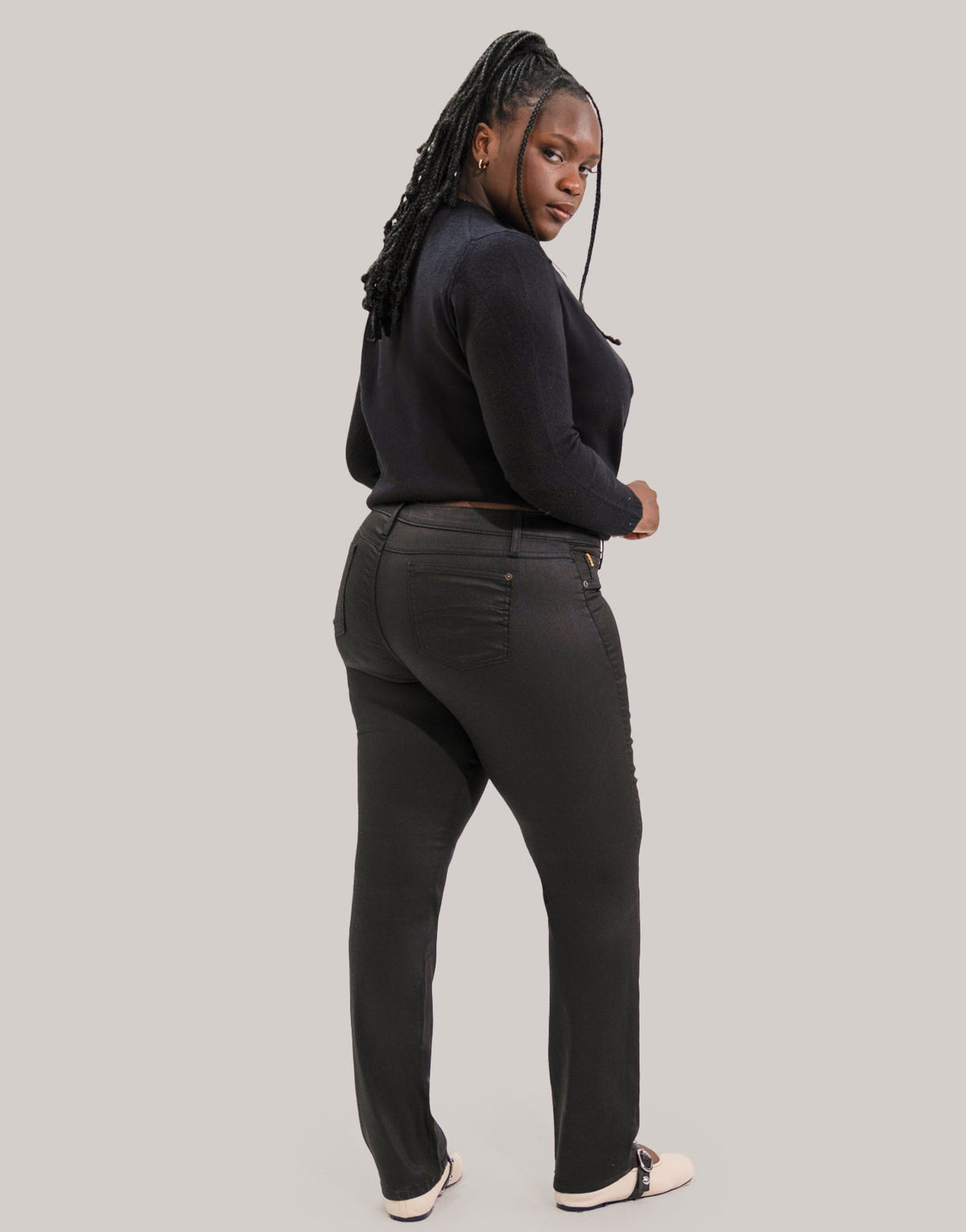 EMILY SLIM JEANS / BLACK