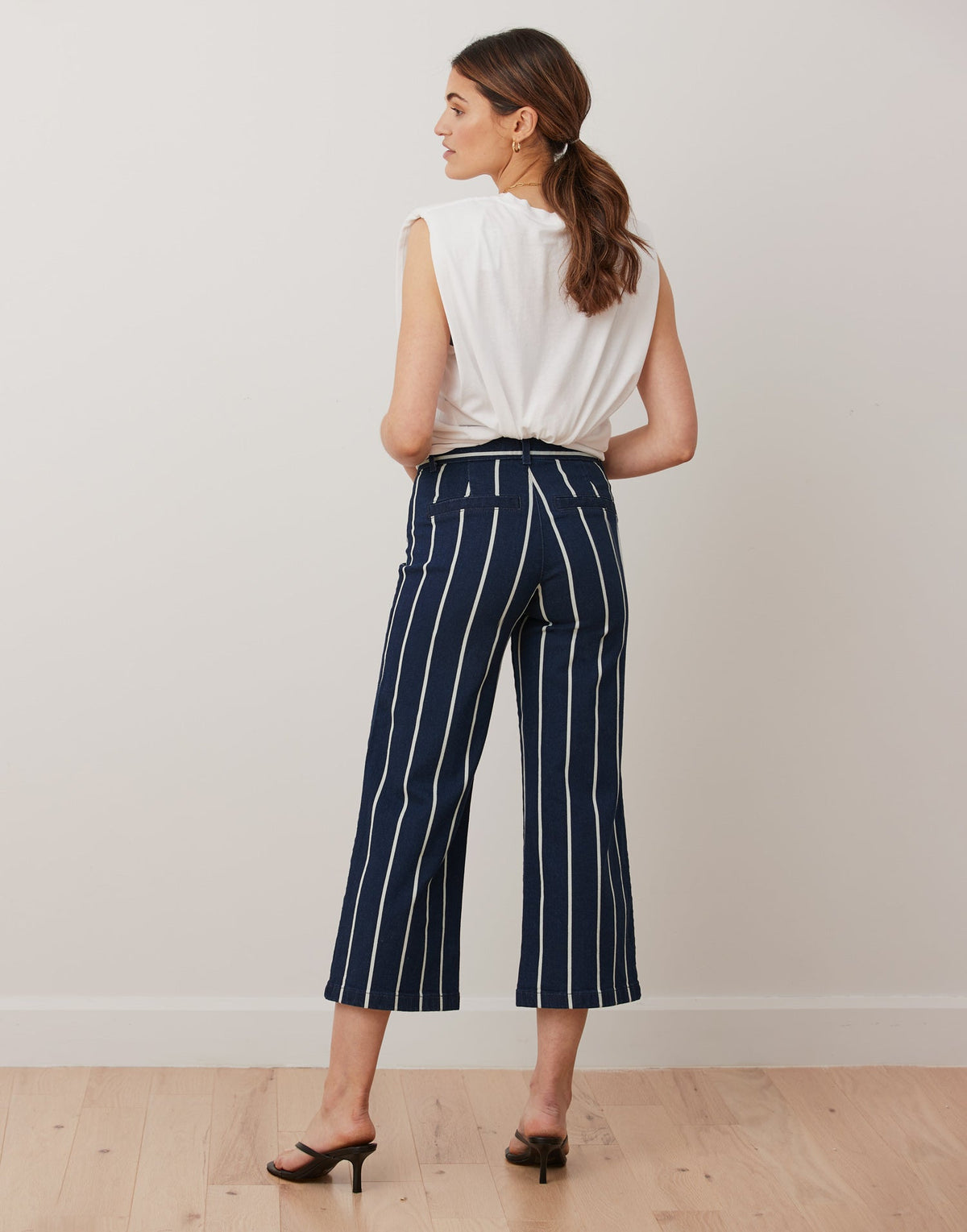 LILY WIDE LEG JEANS / NAVY PIER