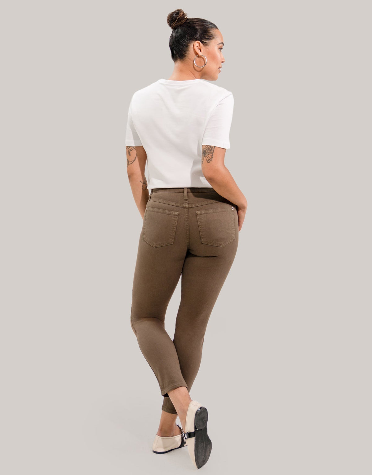 RACHEL SKINNY JEANS / SAFARI